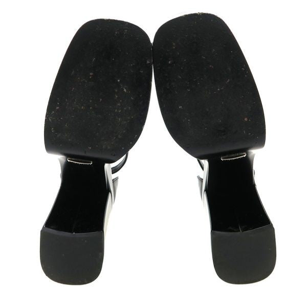 GUCCI Sandals Shoes Interlocking G EU 36.5 US 6.5 Black Authentic