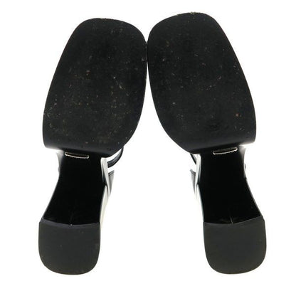 GUCCI Sandals Shoes Interlocking G EU 36.5 US 6.5 Black Authentic