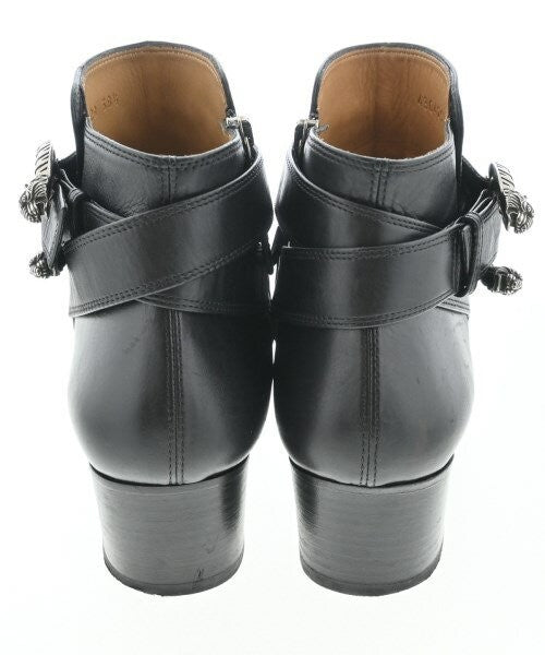 GUCCI Short Boots Shoes EU 38.5 US 8.5 Black Authentic