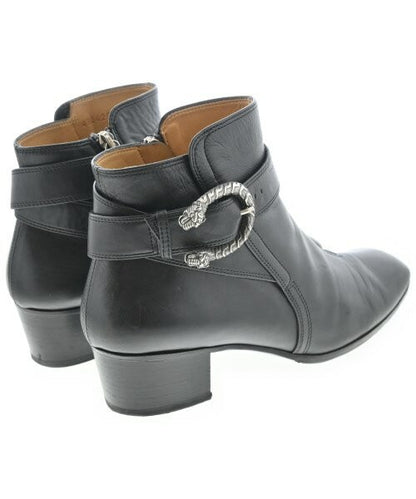 GUCCI Short Boots Shoes EU 38.5 US 8.5 Black Authentic