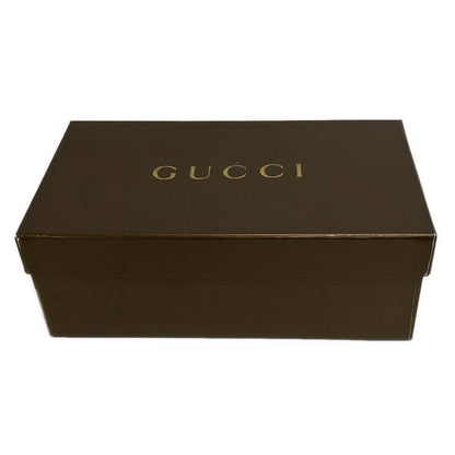 GUCCI Shoes Pumps Heel Studs EU 37 US 7 Gray Beige Authentic