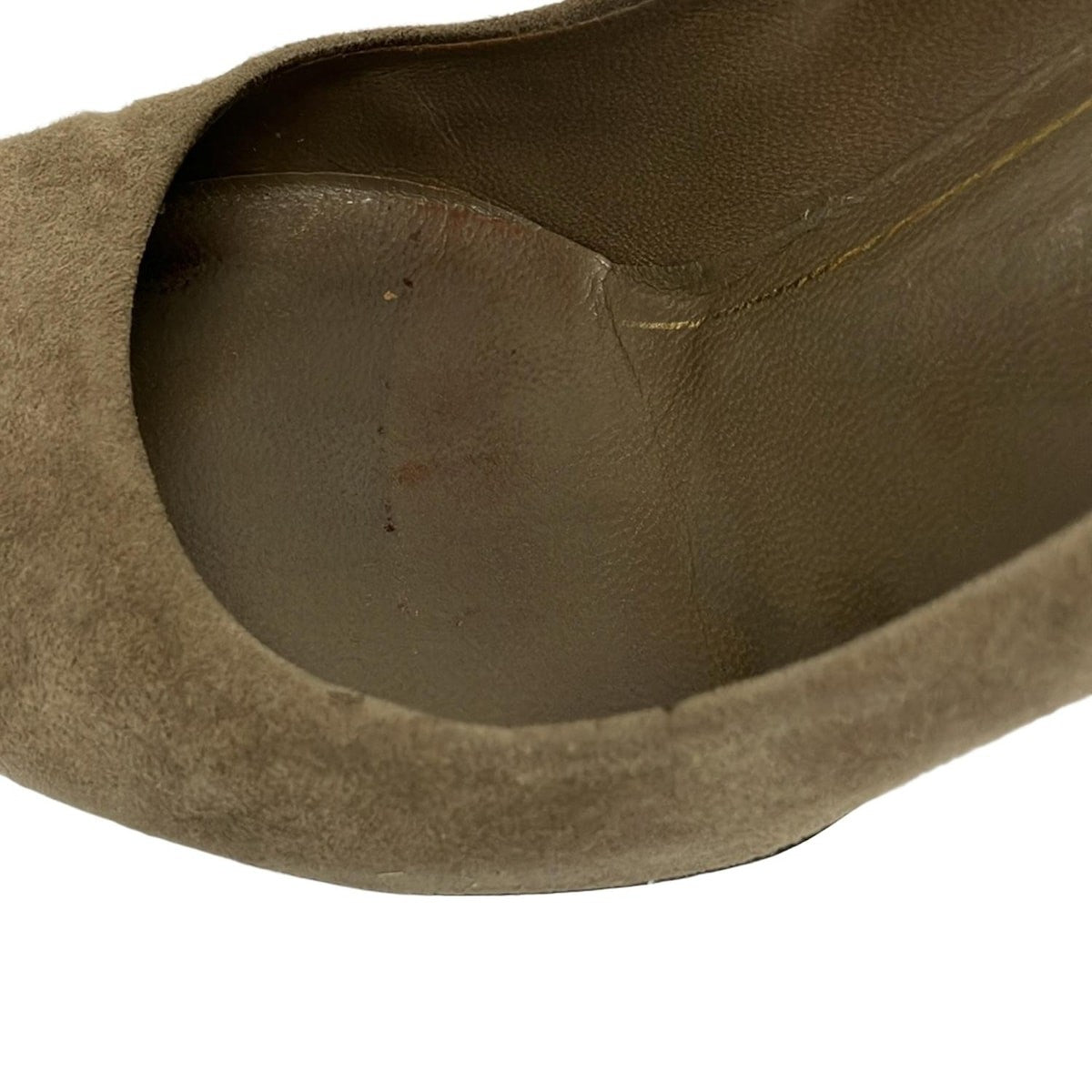 GUCCI Shoes Pumps Heel Studs EU 37 US 7 Gray Beige Authentic