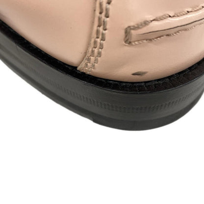 GUCCI Loafers Shoes EU 37.5 US 7.5 Leather Light Pink Authentic