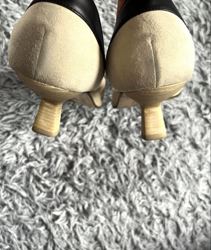 GUCCI Shoes Pumps Heel TIGER HEAD EU 37.5 US 7.5 REAL LEATHER Authentic