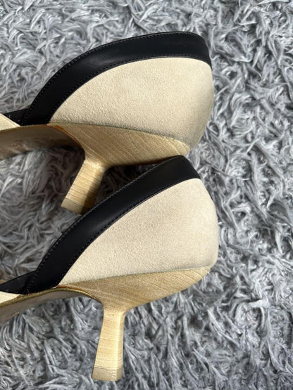 GUCCI Shoes Pumps Heel TIGER HEAD EU 37.5 US 7.5 REAL LEATHER Authentic