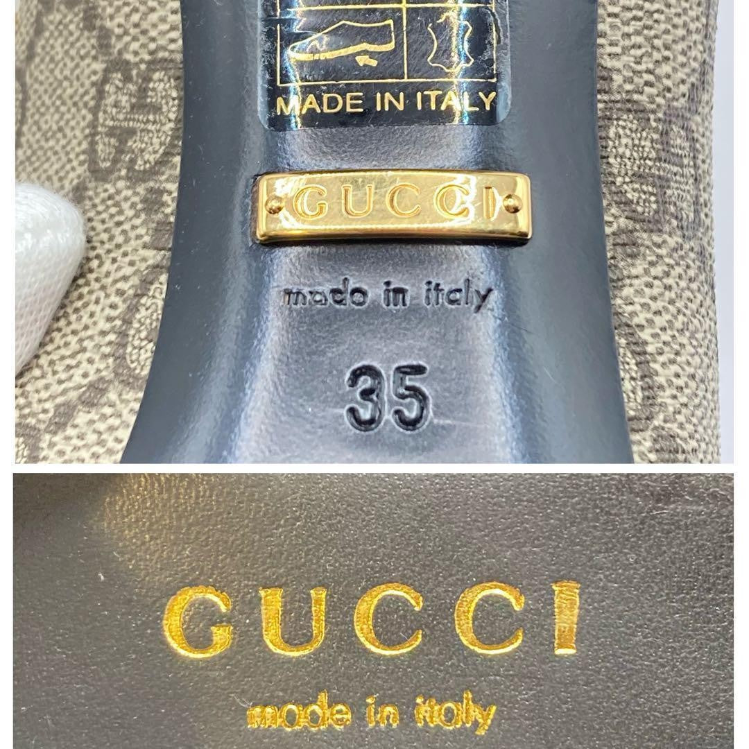 GUCCI Shoes Pumps Heel Horsebit EU 35 US 5 Pink Authentic