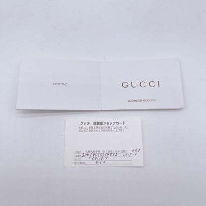 GUCCI Rain Boots Shoes GG Supreme EU 37 US 7 Beige Black Authentic