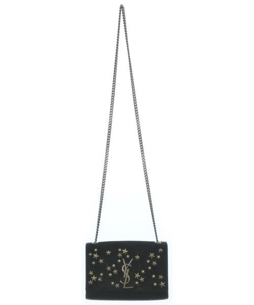 Saint Laurent Paris Shoulder Bag Purse YSL Cassandra Black Authentic