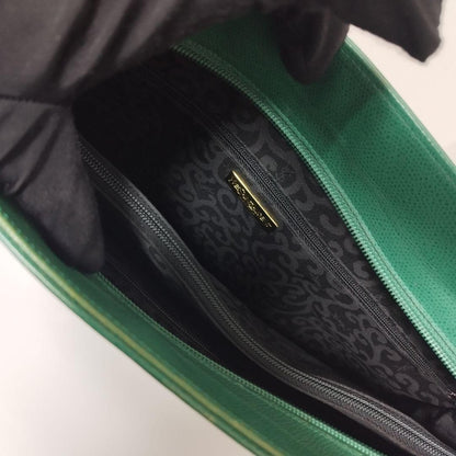 Saint Laurent Hand Bag Tote Purse YSL Cassandra Green Authentic