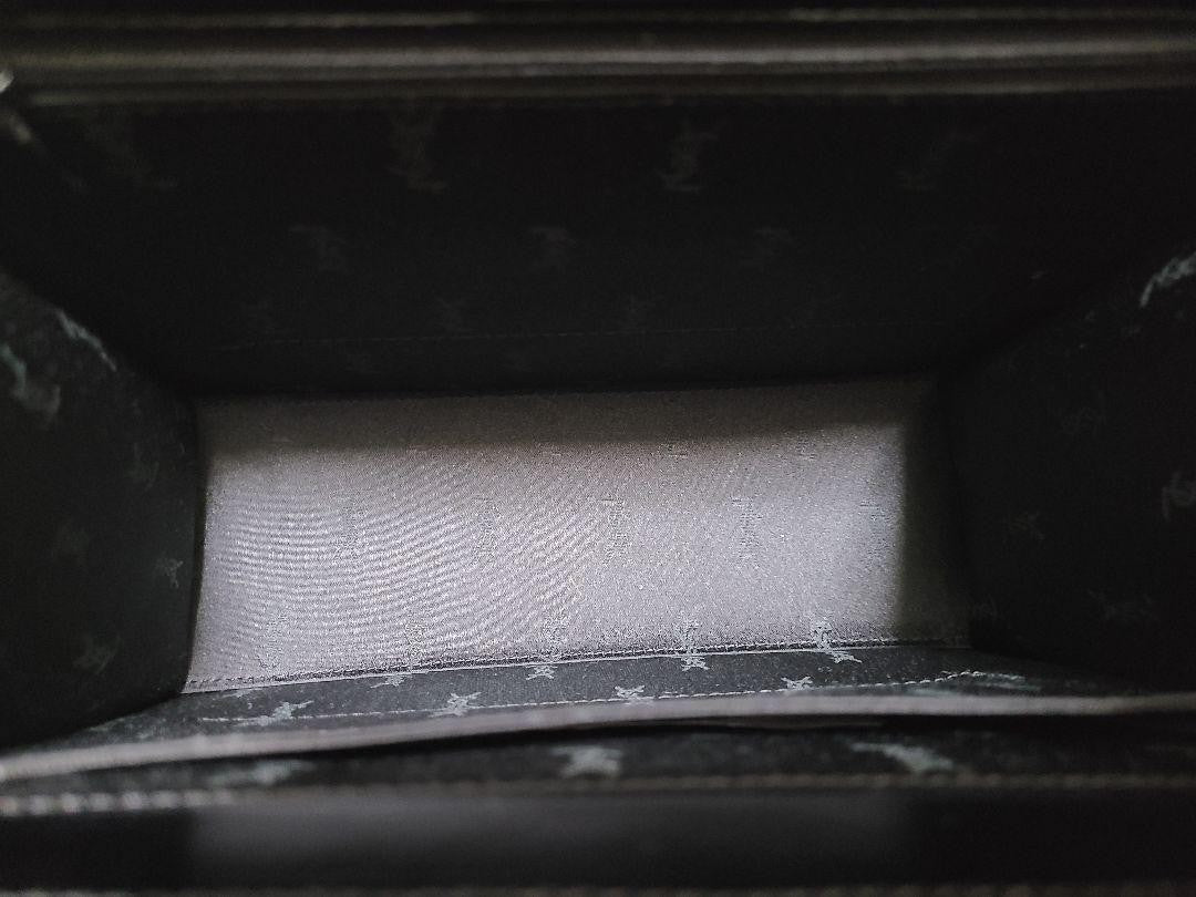 Saint Laurent Shoulder Bag Purse Logo Black Authentic