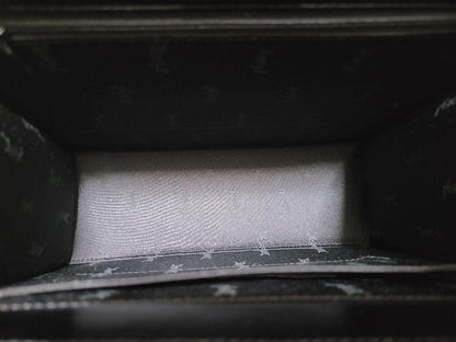Saint Laurent Shoulder Bag Purse Logo Black Authentic