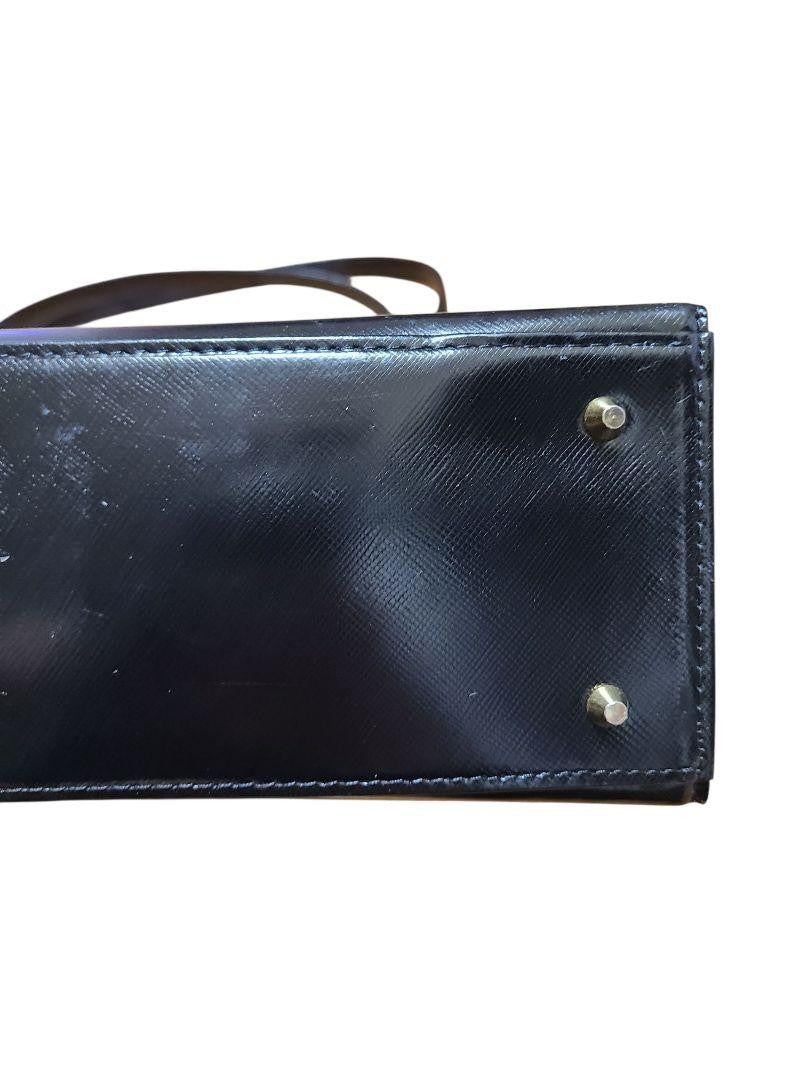 Saint Laurent Shoulder Bag Purse Logo Black Authentic