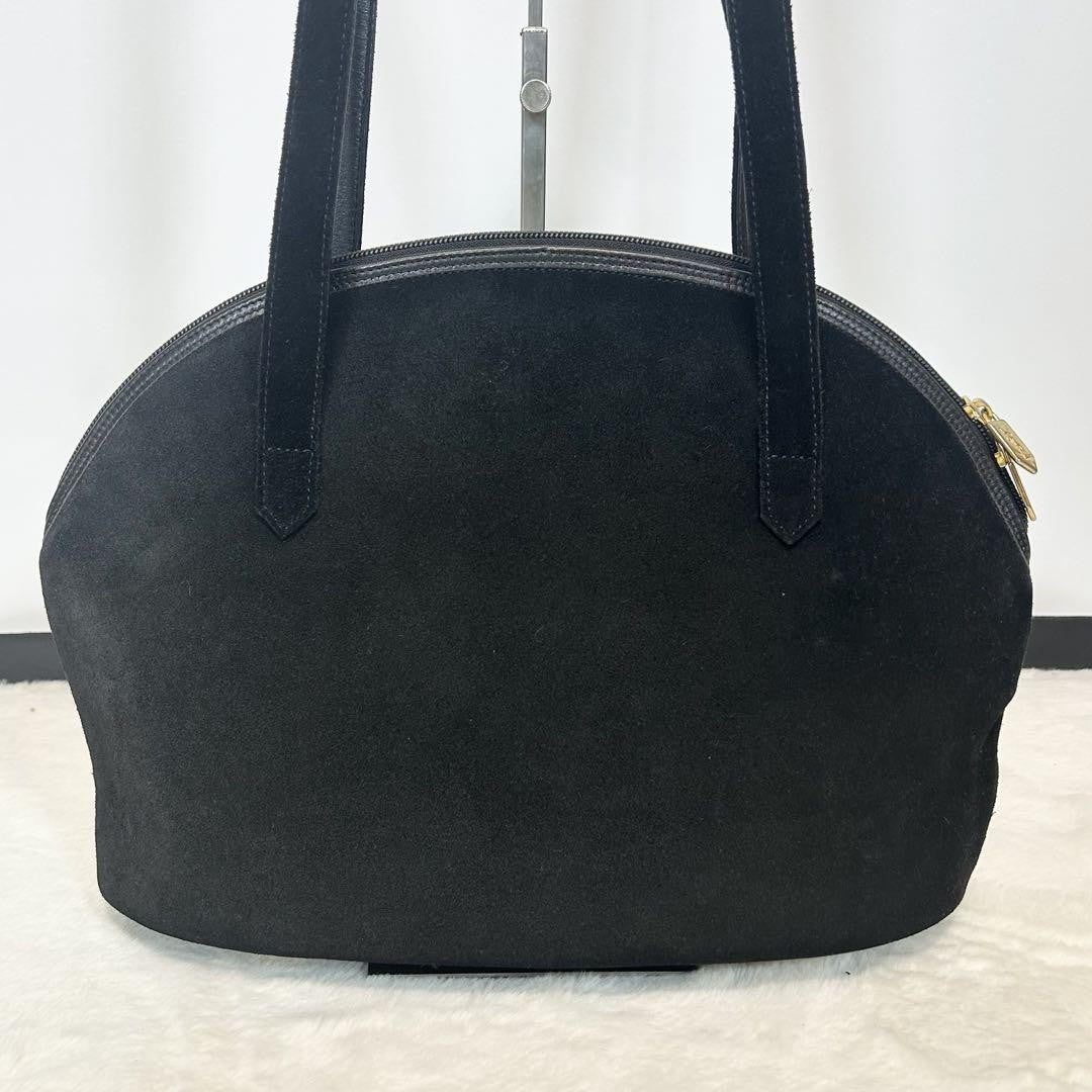 Saint Laurent Hand Shoulder Bag Tote Purse YSL Cassandra Leather Black Authentic