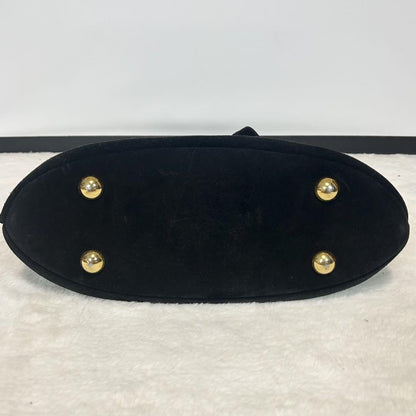Saint Laurent Hand Shoulder Bag Tote Purse YSL Cassandra Leather Black Authentic