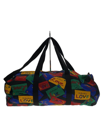 Saint Laurent Boston Bag Hand Bag Tote Purse Multicolor Authentic