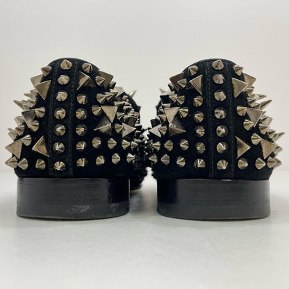 Christian Louboutin Slip-ons Shoes Sneakers Studs EU 42 US 9 Suede Black Auth