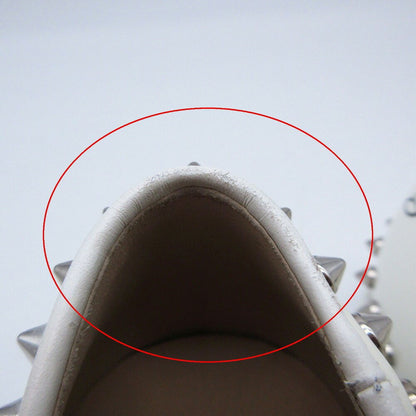 Christian Louboutin Slip-ons Shoes Sneakers Studs EU 41 US 8 White Authentic