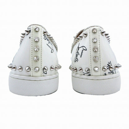 Christian Louboutin Slip-ons Shoes Sneakers Studs EU 41 US 8 White Authentic
