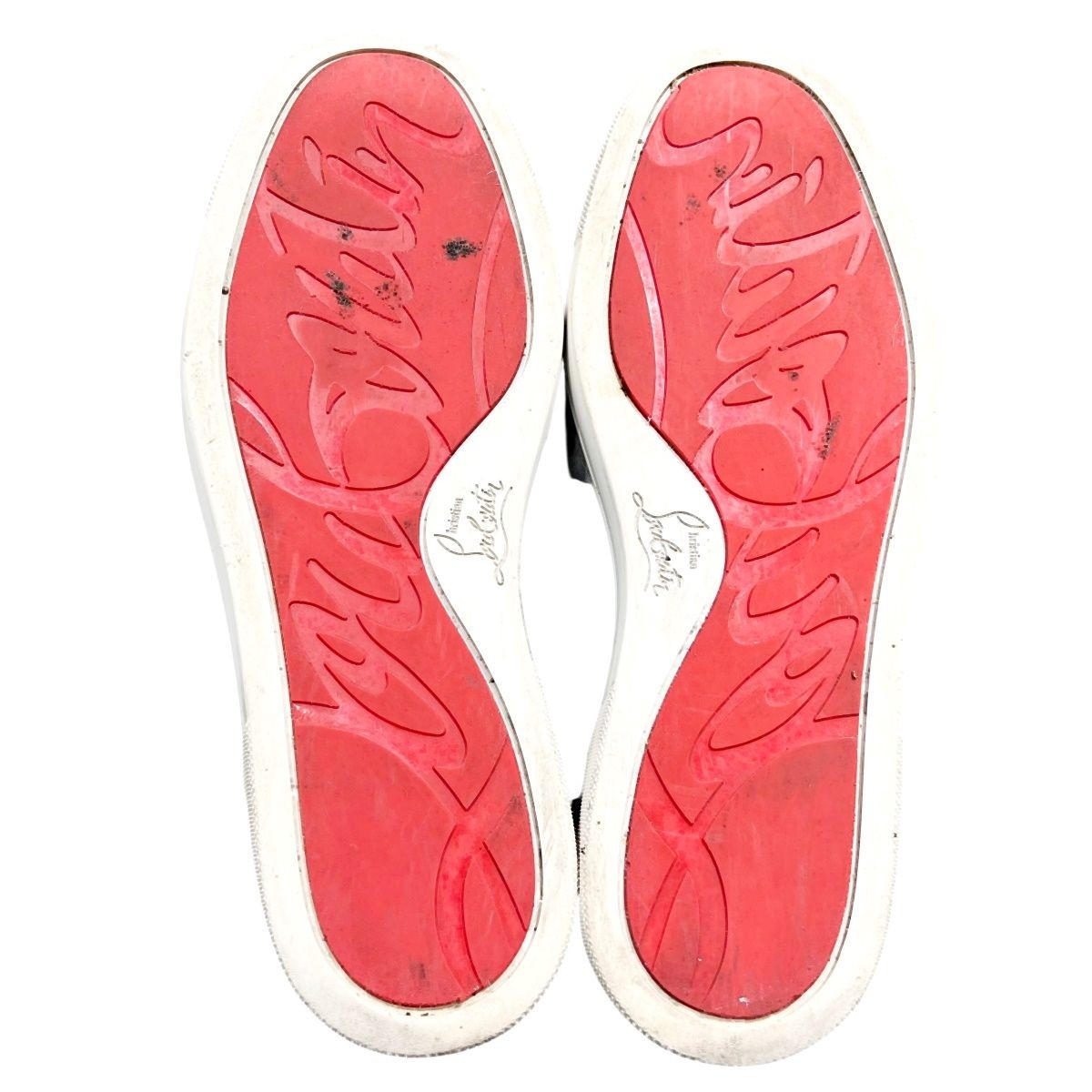 Christian Louboutin Sneakers Shoes High-cut EU 41.5 US 8.5 Blue Authentic