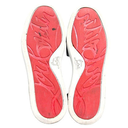 Christian Louboutin Sneakers Shoes High-cut EU 41.5 US 8.5 Blue Authentic