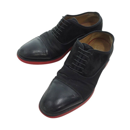 Christian Louboutin Dress Shoes EU 41.0 US 8.0 Leather Suede Black Authentic