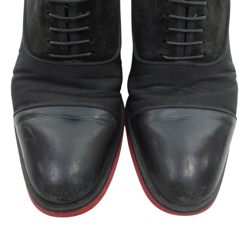 Christian Louboutin Dress Shoes EU 41.0 US 8.0 Leather Suede Black Authentic