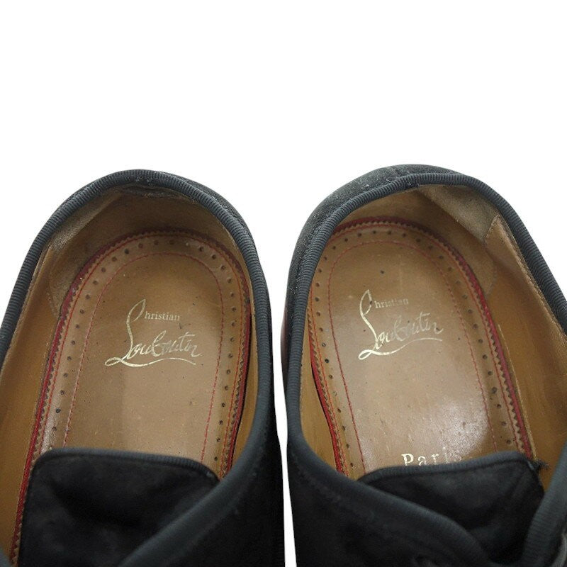 Christian Louboutin Dress Shoes EU 41.0 US 8.0 Leather Suede Black Authentic