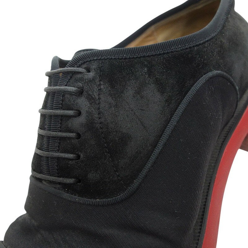 Christian Louboutin Dress Shoes EU 41.0 US 8.0 Leather Suede Black Authentic