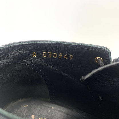 CHANEL Short Boots Shoes Cocomark EU 37 US 7 Black Authentic