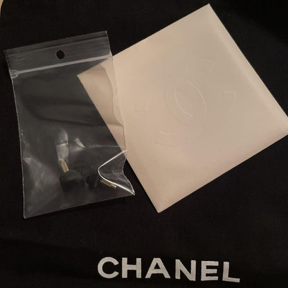 CHANEL Short Boots Shoes Cocomark EU 36.5 US 6.5 White Authentic