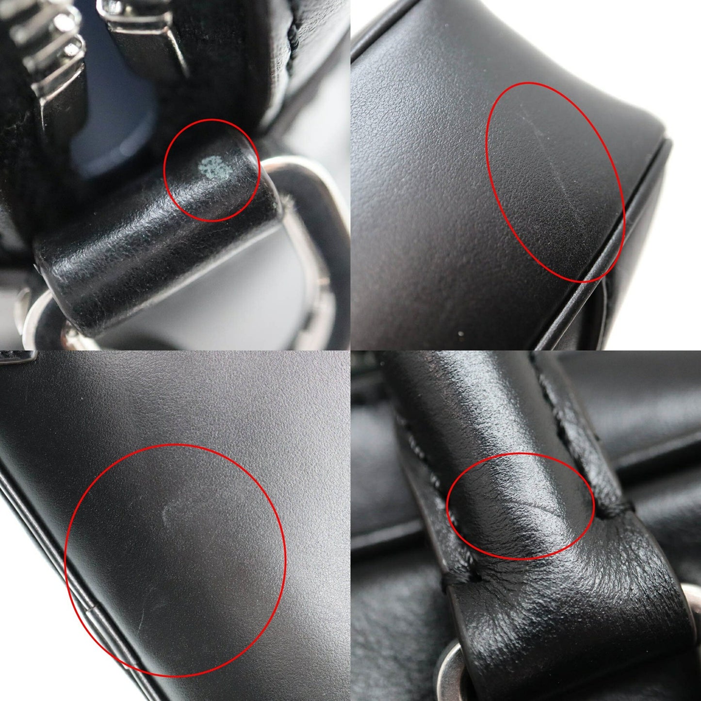 Montblanc Meisterstück Mini Document Case Leather Black Authentic