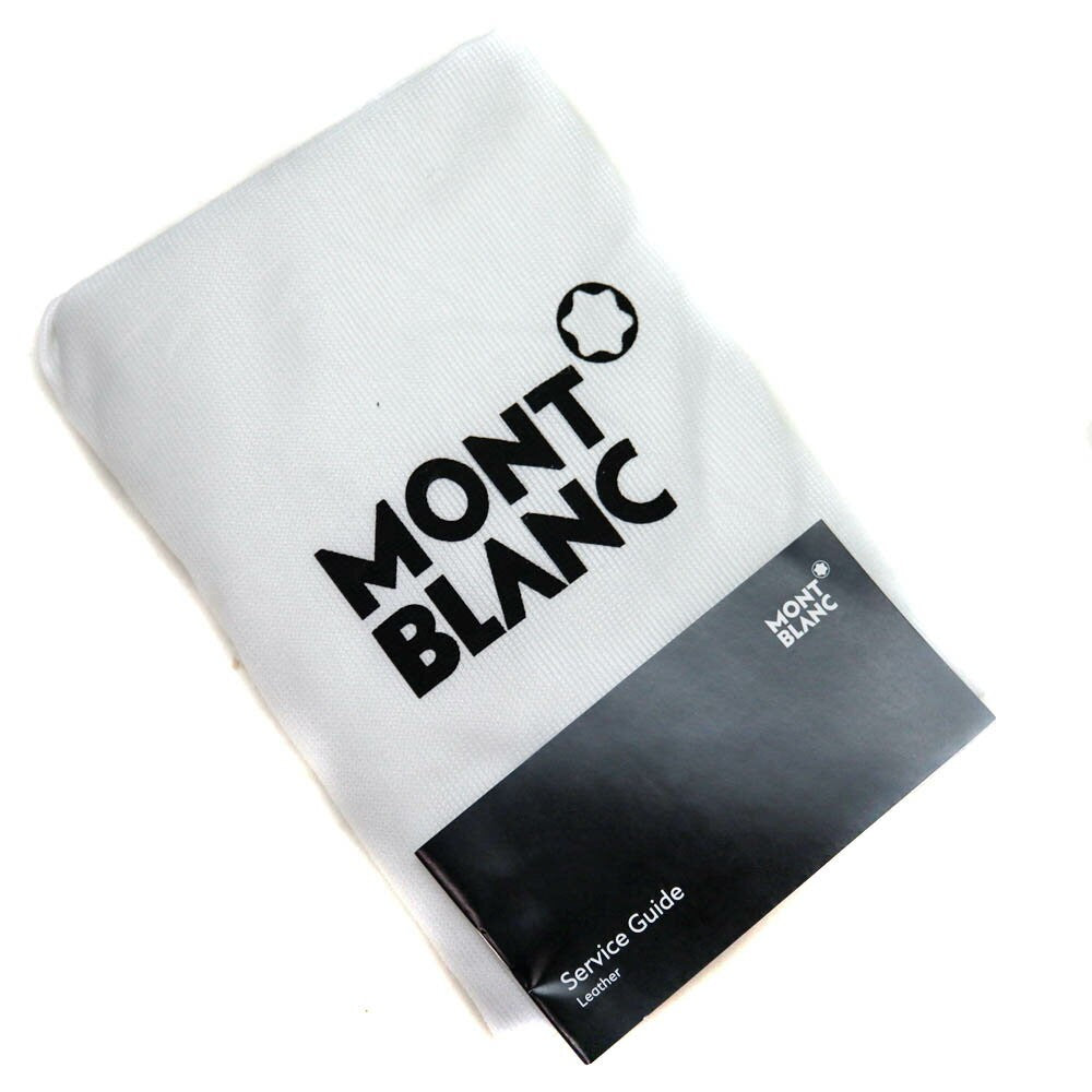 Montblanc Meisterstück Mini Document Case Leather Black Authentic
