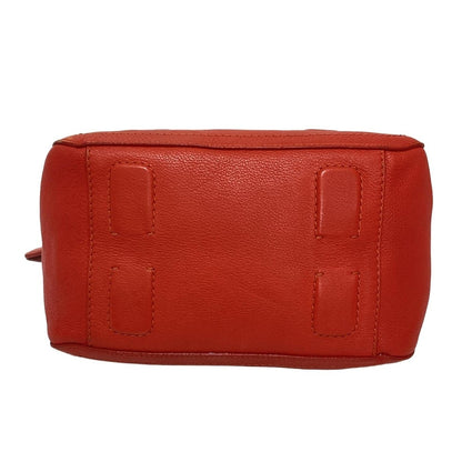 Salvatore Ferragamo Hand Bag Tote Purse Vara Leather Red Authentic
