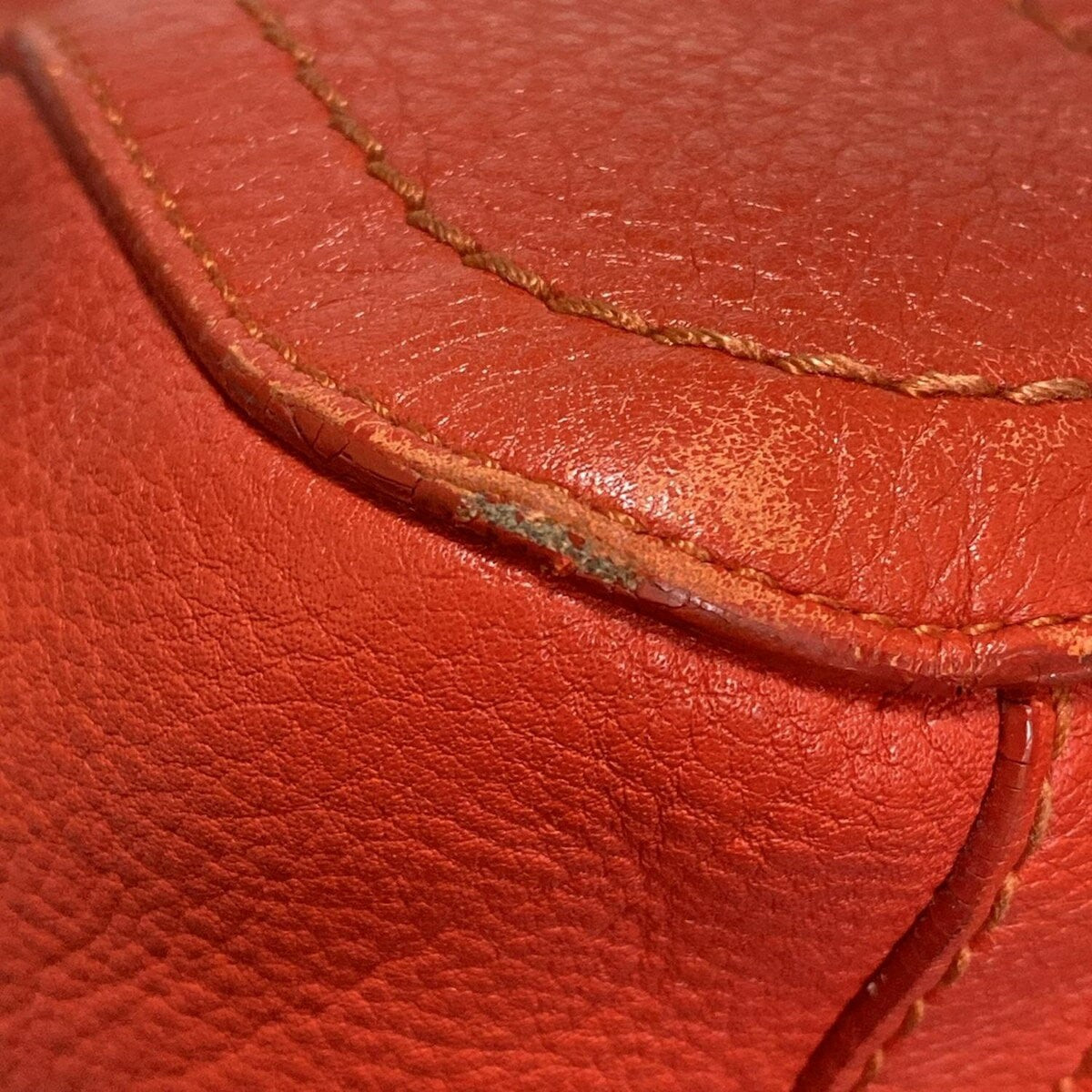 Salvatore Ferragamo Hand Bag Tote Purse Vara Leather Red Authentic