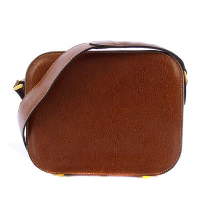 Salvatore Ferragamo Shoulder Bag Purse Leather Brown Authentic