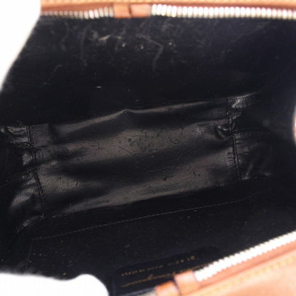 Salvatore Ferragamo Shoulder Bag Purse Leather Brown Authentic