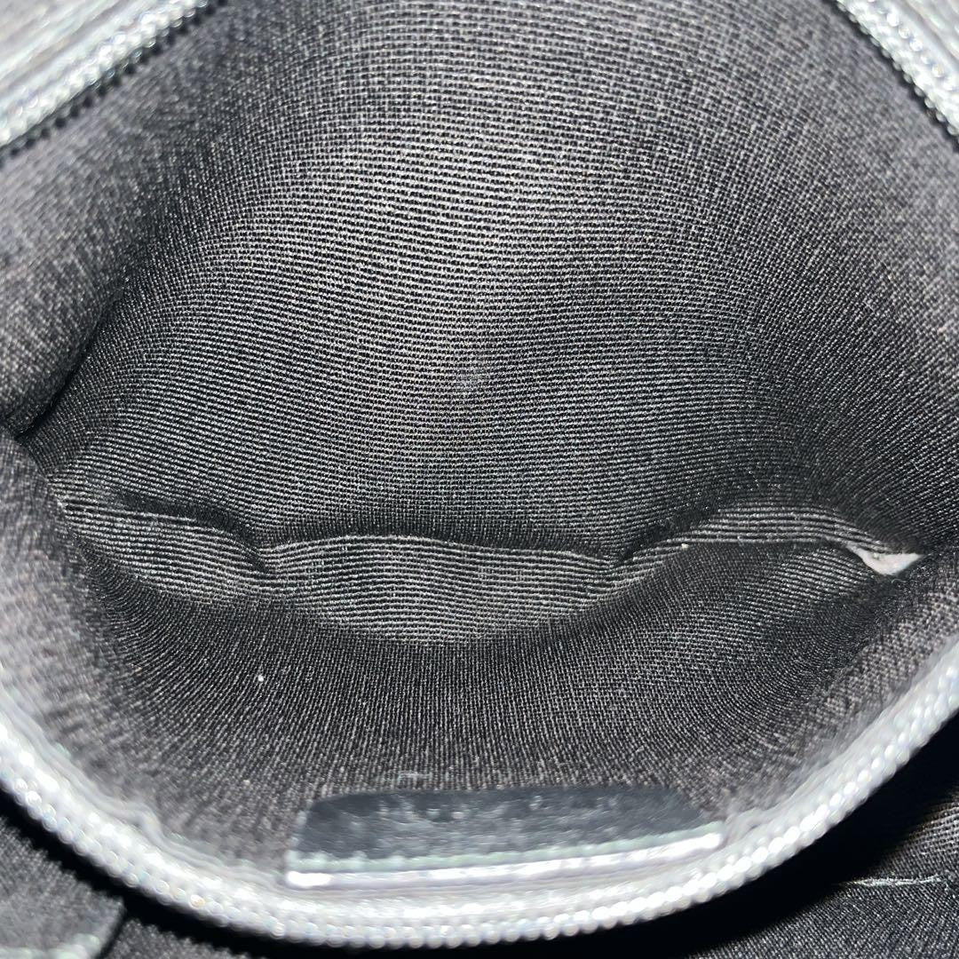 Salvatore Ferragamo Hand Shoulder Bag Tote Purse Vara Patent Leather Black Auth