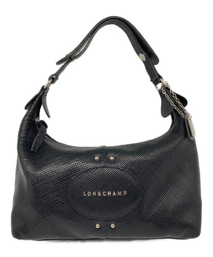 Longchamp Hand Bag Tote Purse Black Authentic