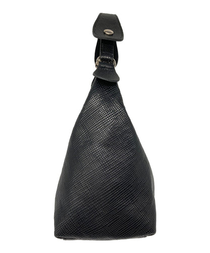 Longchamp Hand Bag Tote Purse Black Authentic