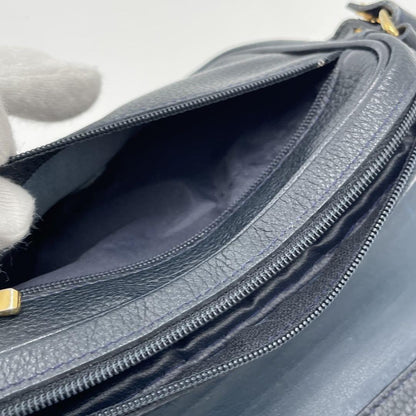 Longchamp Mini Shoulder Bag Purse Leather Authentic