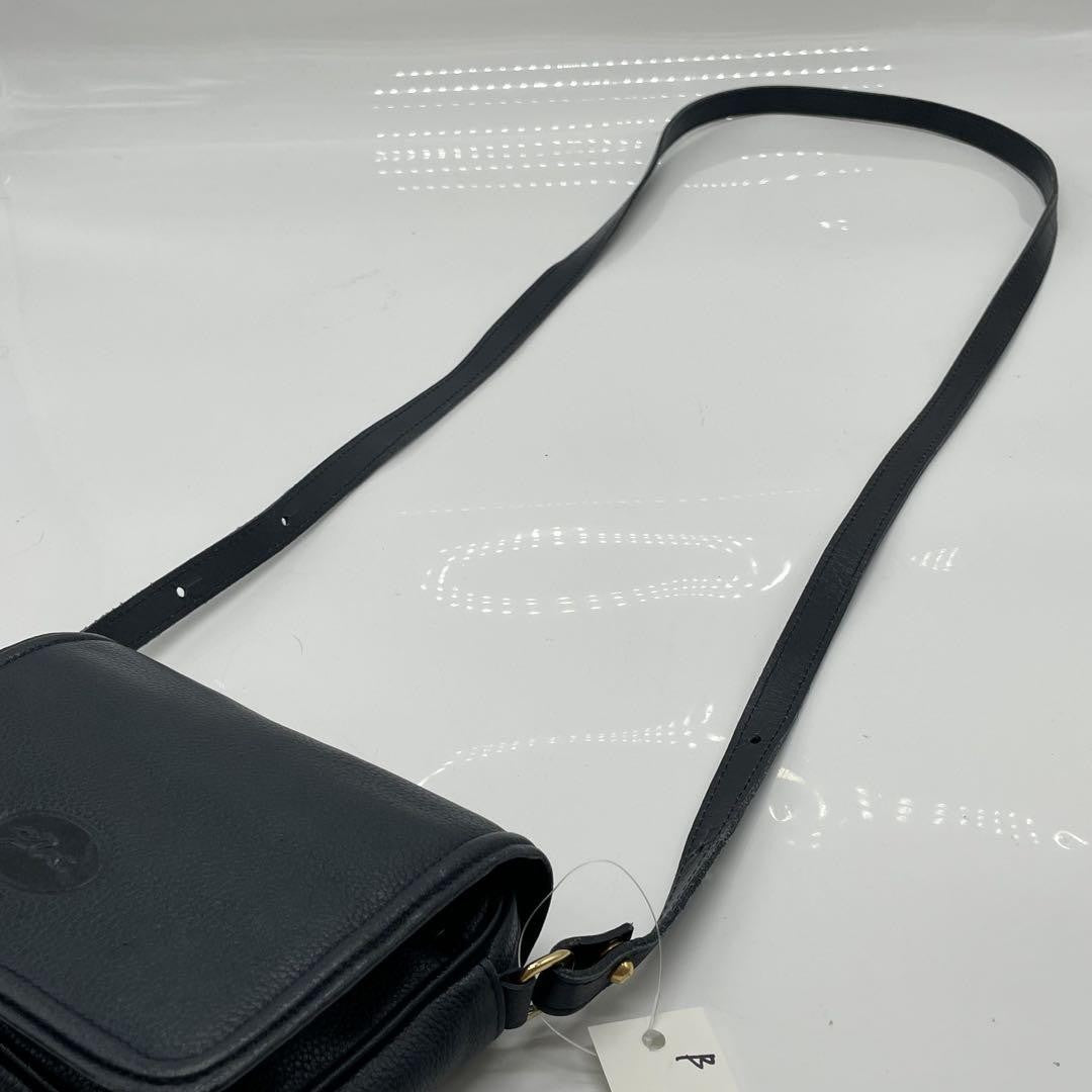 Longchamp Mini Shoulder Bag Purse Leather Authentic