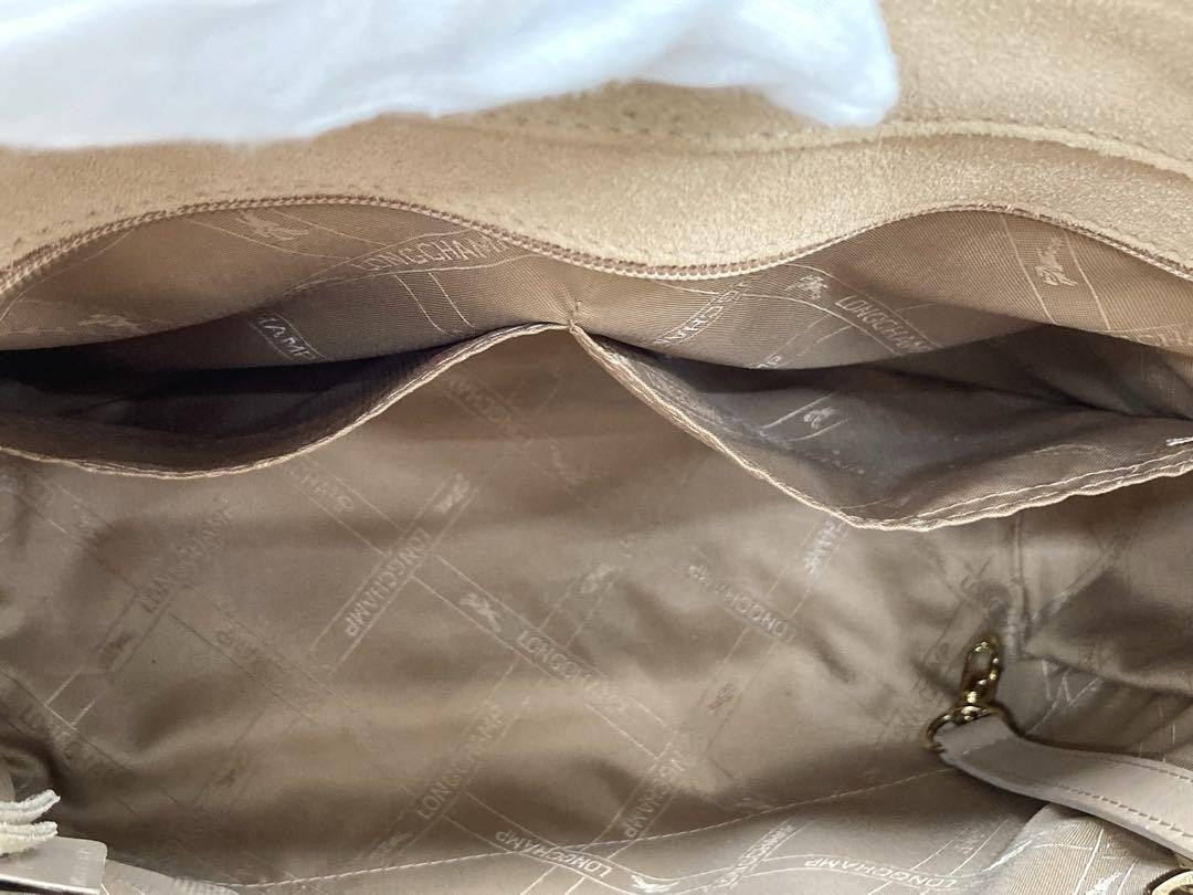 Longchamp Hand Bag Tote Purse Pink Authentic