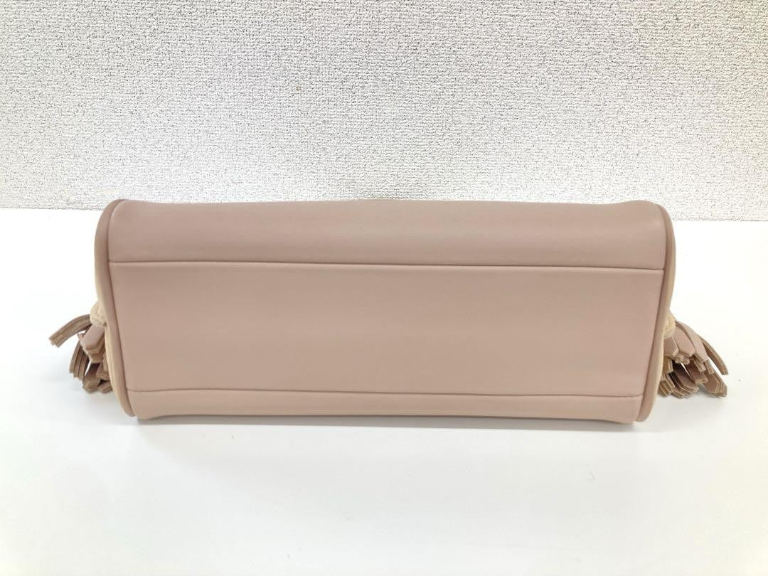 Longchamp Hand Bag Tote Purse Pink Authentic