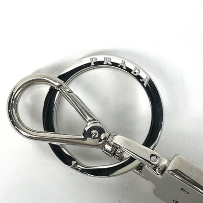 PRADA Key Ring Keychain Bag Charm Robot Black Authentic