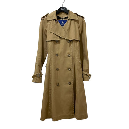 BURBERRY BLUE LABEL Coat Nova Check Asian fit M 38 US size S Brown Authentic