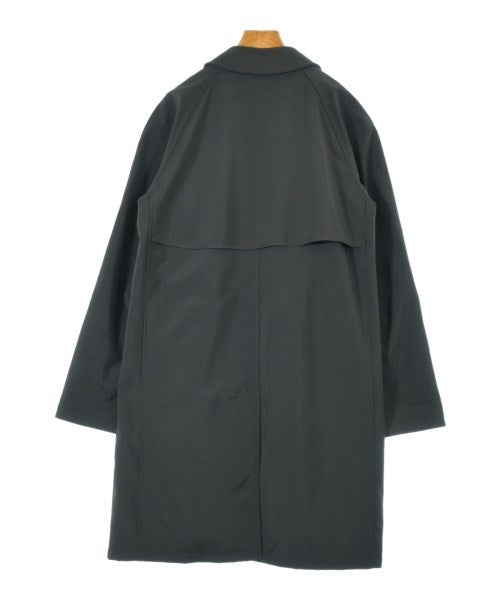 BURBERRY Coat Nova Check Size F Black Authentic