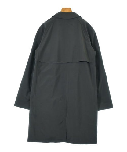 BURBERRY Coat Nova Check Size F Black Authentic