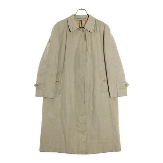 BURBERRY Long Coat Nova Check Beige Authentic