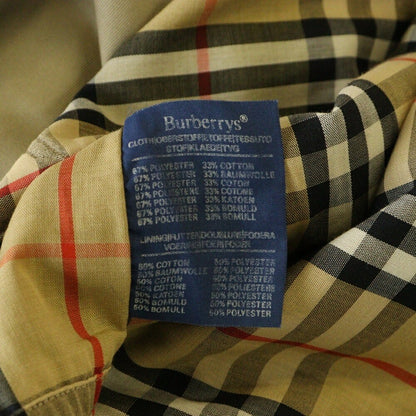 BURBERRY Long Coat Nova Check Beige Authentic
