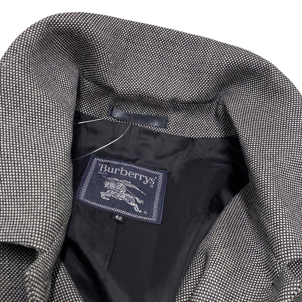 BURBERRYS Jacket Asian fit XL 42 US size L Gray Black Authentic